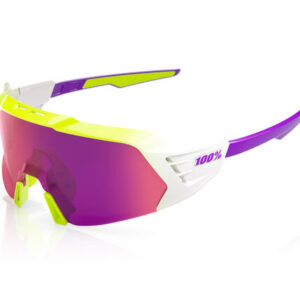 Óculos 100% Korbin X Fluo Yellow Fade -Purple mirror