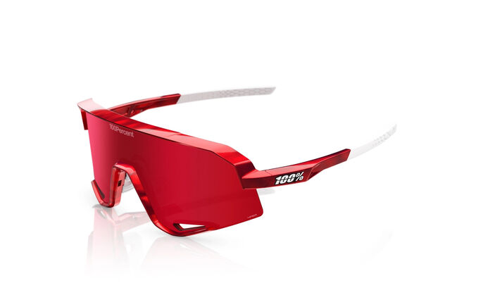 Óculos 100% SLENDALE PIDCOCK GLOSS RED HOLOGRAPHIC –  HiPER FIRE RED MIRROR